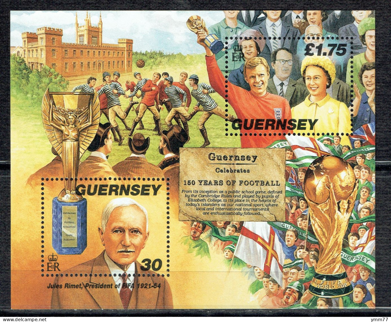 150ème Anniversaire Du Football - Guernsey