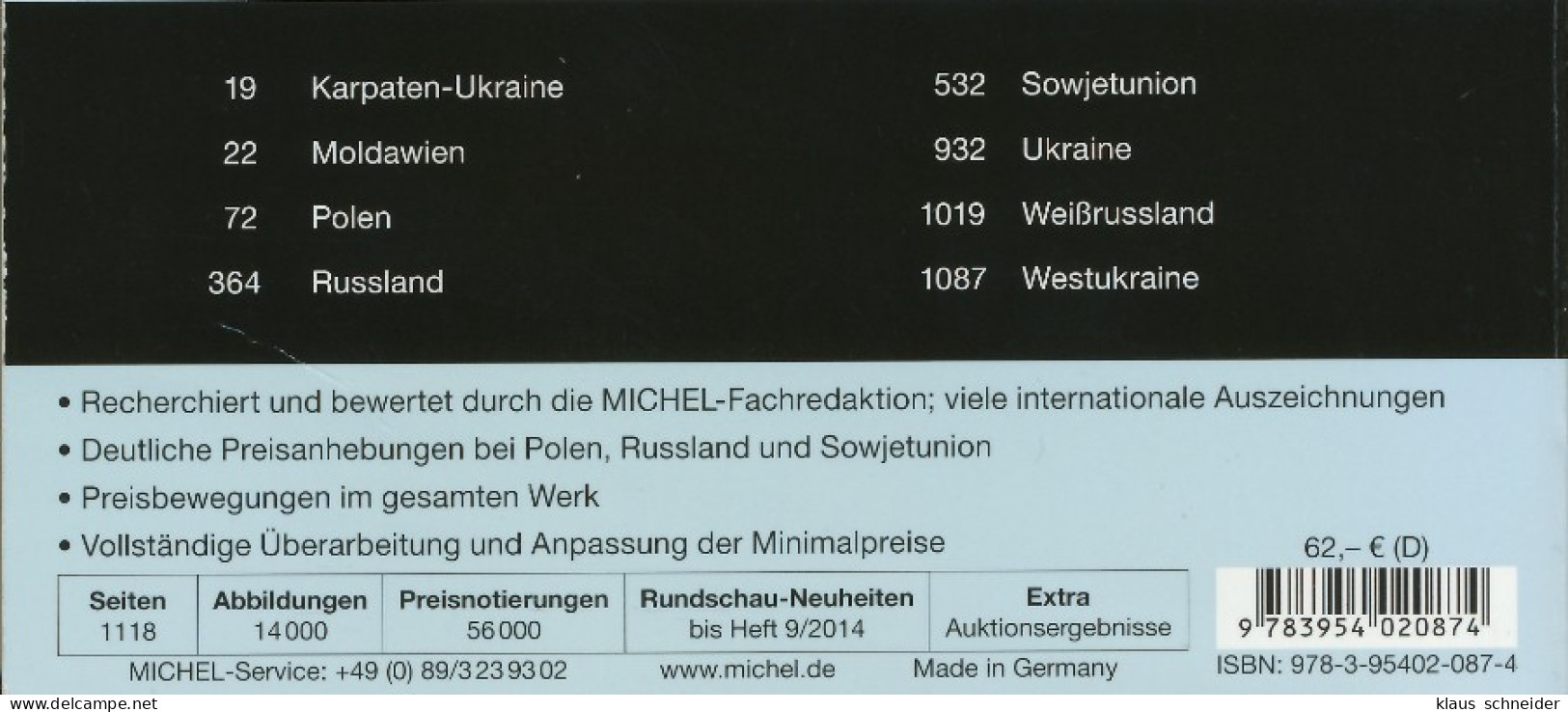 MICHEL EUROPA 2014 2015 BAND 7 GEBRAUCHT X416AC2 - Autres & Non Classés
