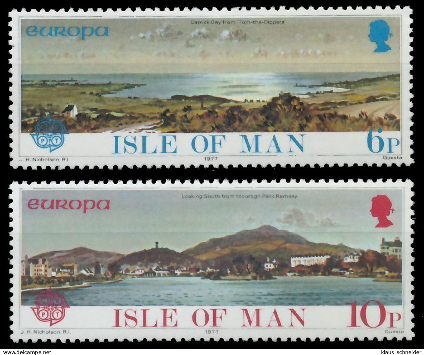 ISLE OF MAN 1977 Nr 95-96 Postfrisch S1773B2 - Isle Of Man