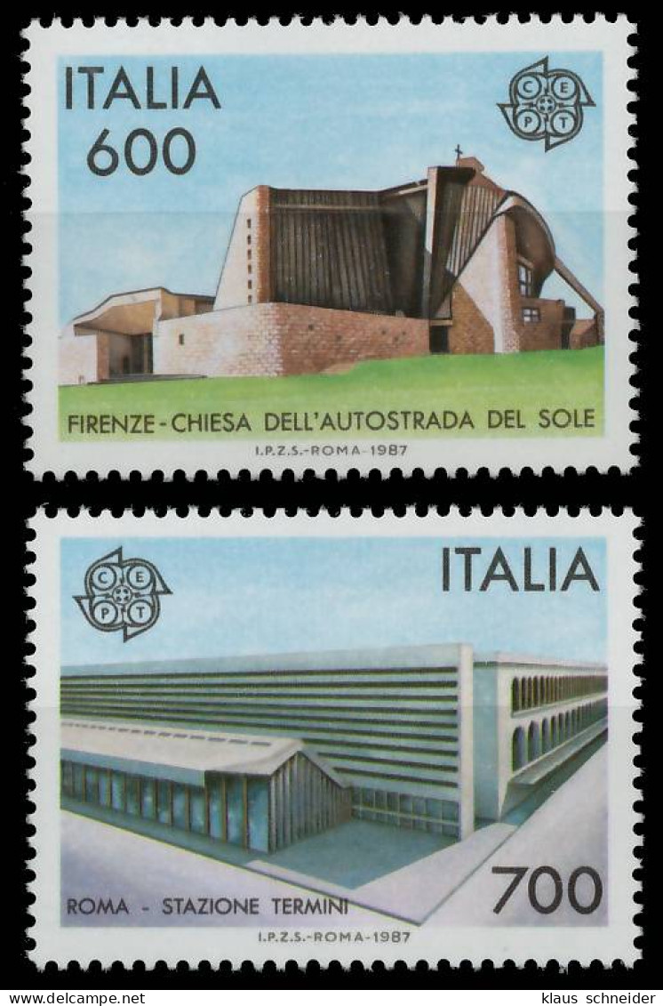 ITALIEN 1987 Nr 2010-2011 Postfrisch S1F601A - 1981-90: Nieuw/plakker