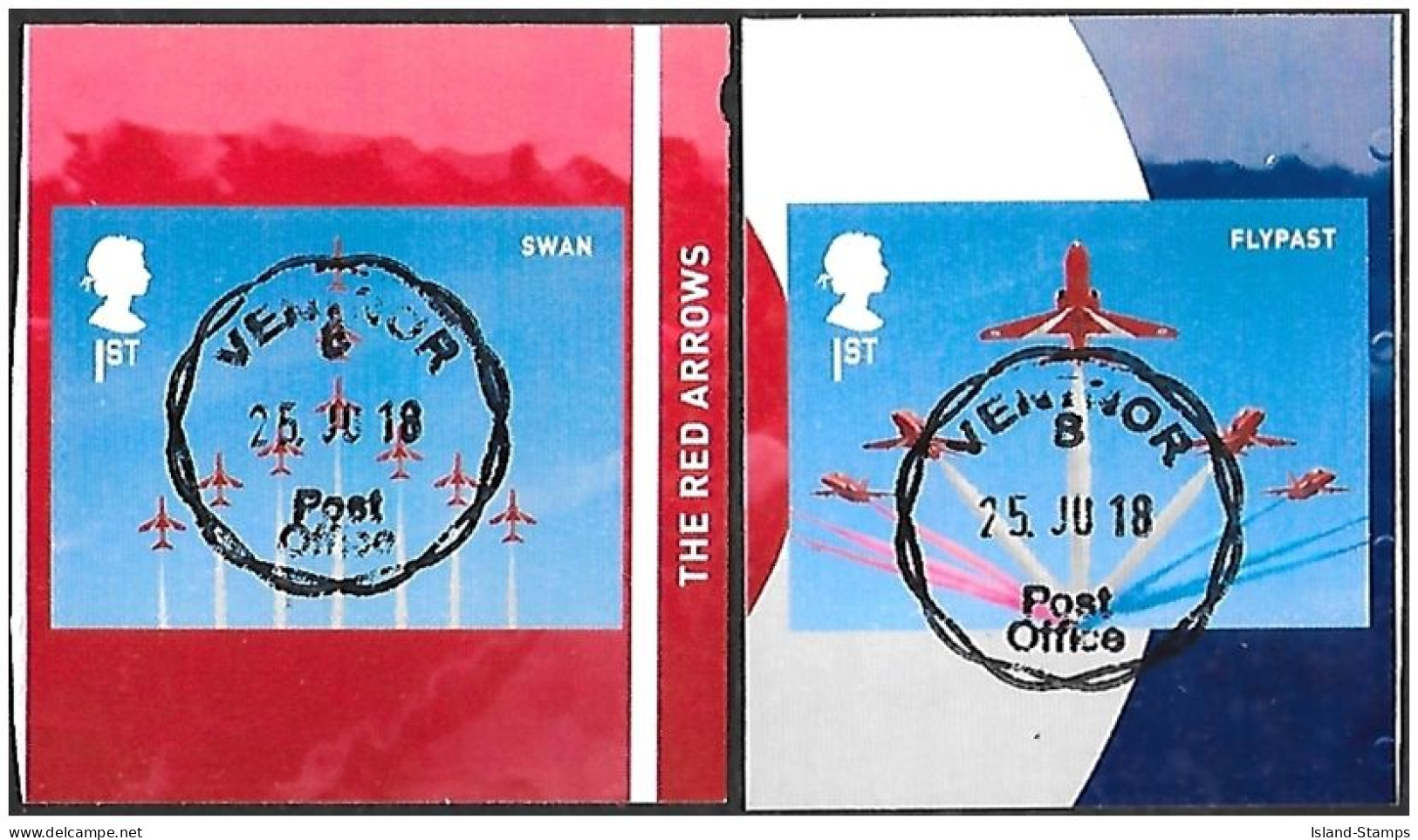 2018 SG4080 RAF Centenary 2nd Issue Self-adhesive Used HRD2-B - Carnets