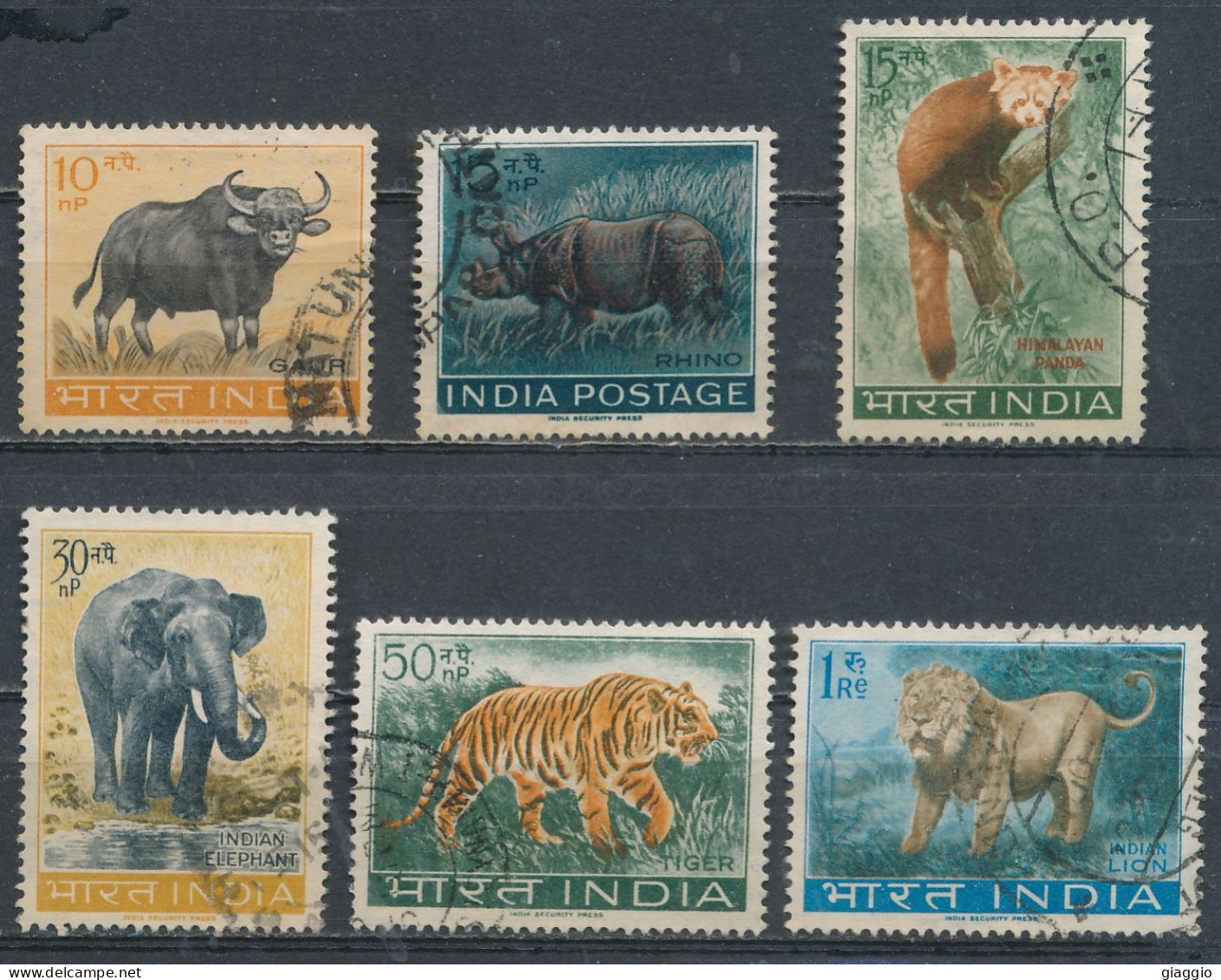°°° INDIA - Y&T N°147/52 - 1962 °°° - Used Stamps