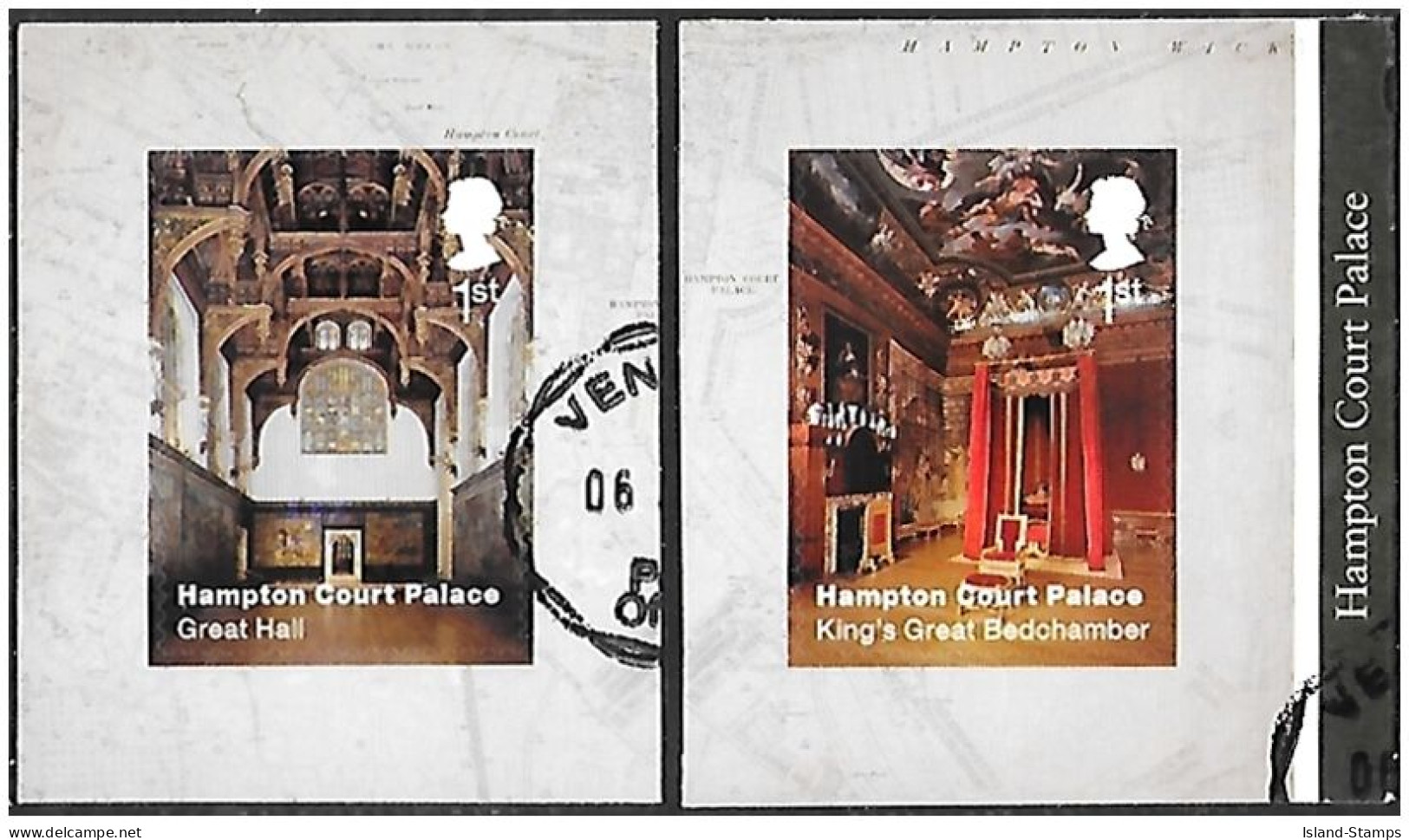 2018 SG4116 Hampton Court Palace Self-adhesive Used HRD2-B - Booklets