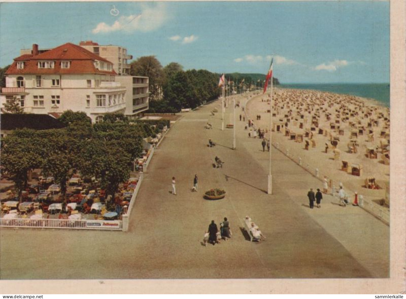 9000505 - Lübeck-Travemünde - Promenade Mit Strand - Lübeck-Travemuende