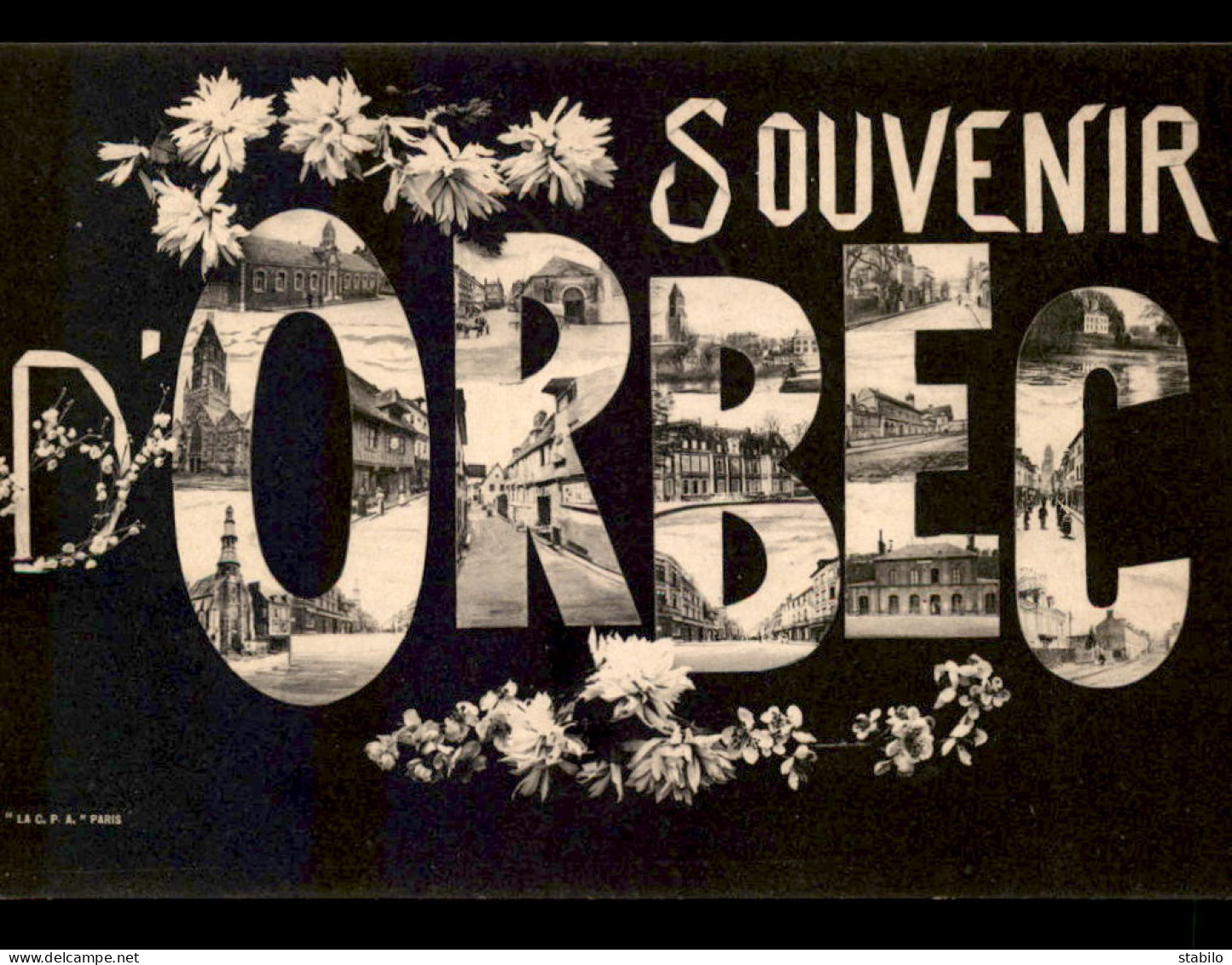 14 - ORBEC - SOUVENIR - LETTRES MULTIVUES - Orbec