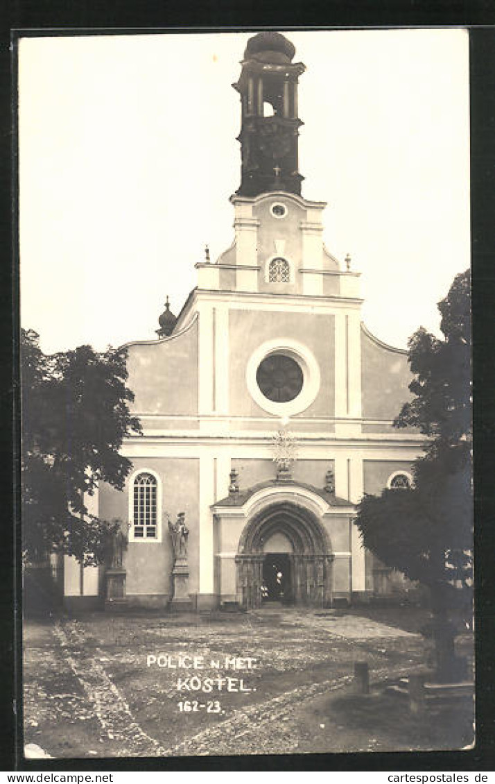 AK Police N. Met., Kostel, Ansicht Der Kirche  - Tschechische Republik