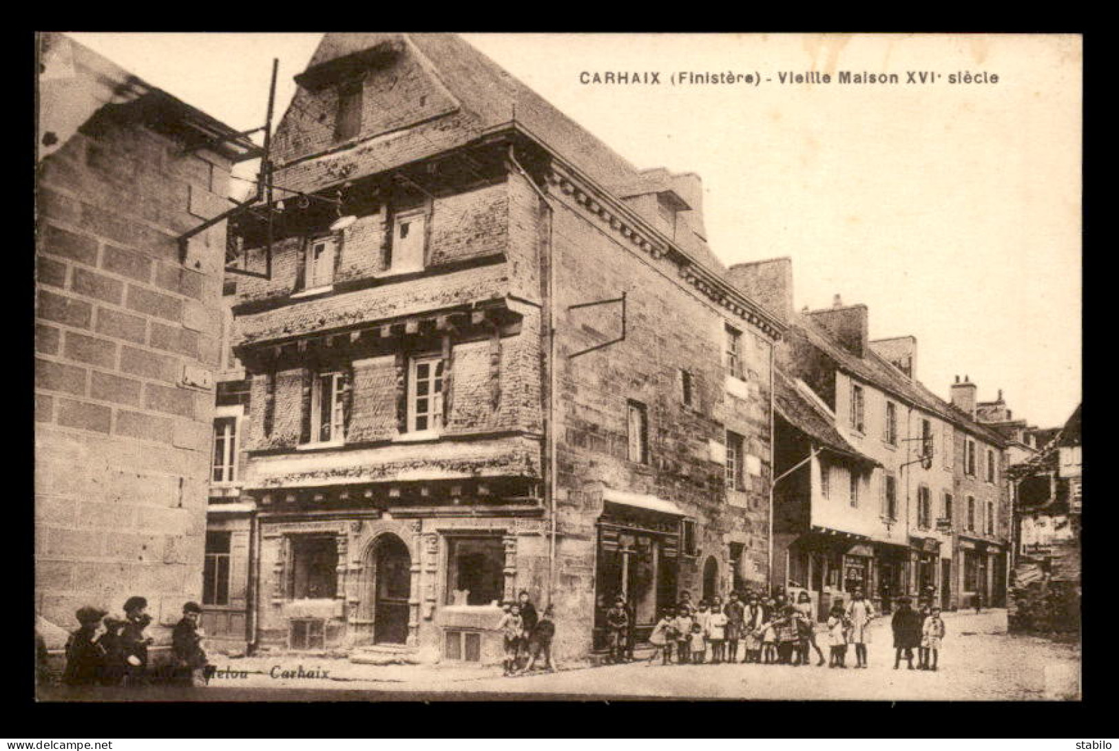 29 - CARHAIX - VIEILLE MAISON DU XVI E SIECLE - Carhaix-Plouguer