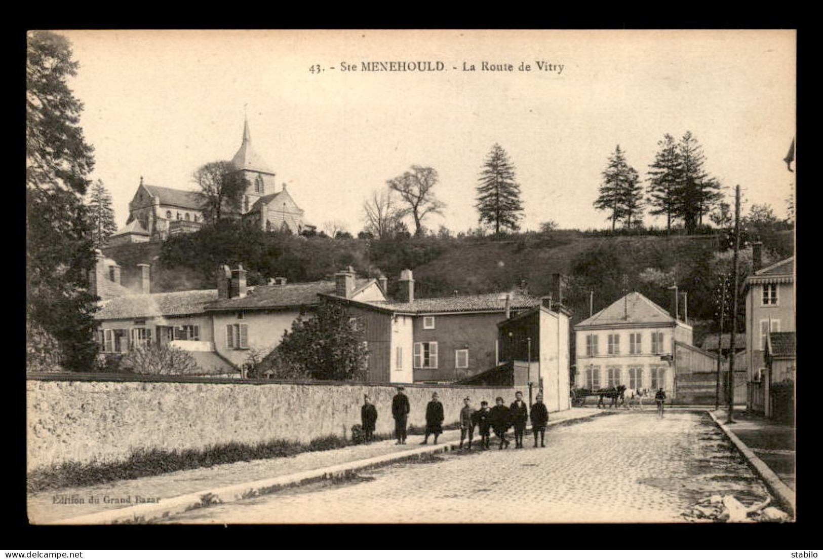 51 - STE-MENEHOULD - ROUTE DE VITRY - Sainte-Menehould