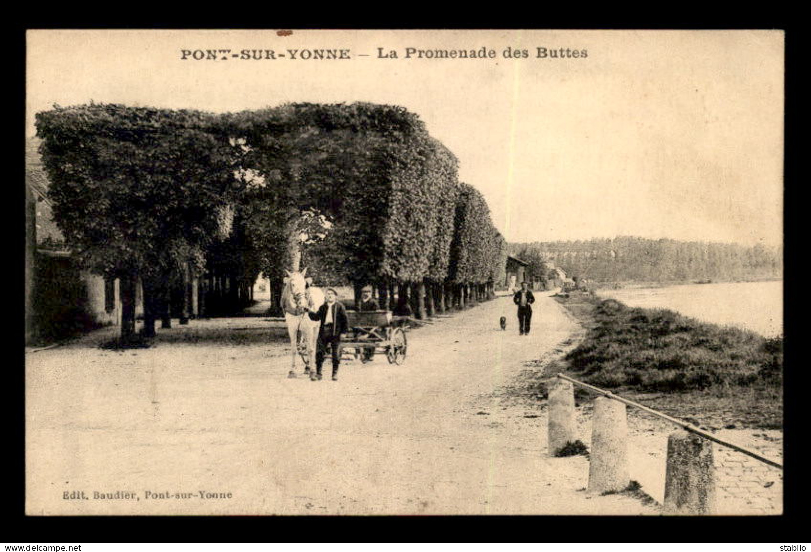 89 - PONT-SUR-YONNE - LA PROMENADE DES BUTTES - Pont Sur Yonne