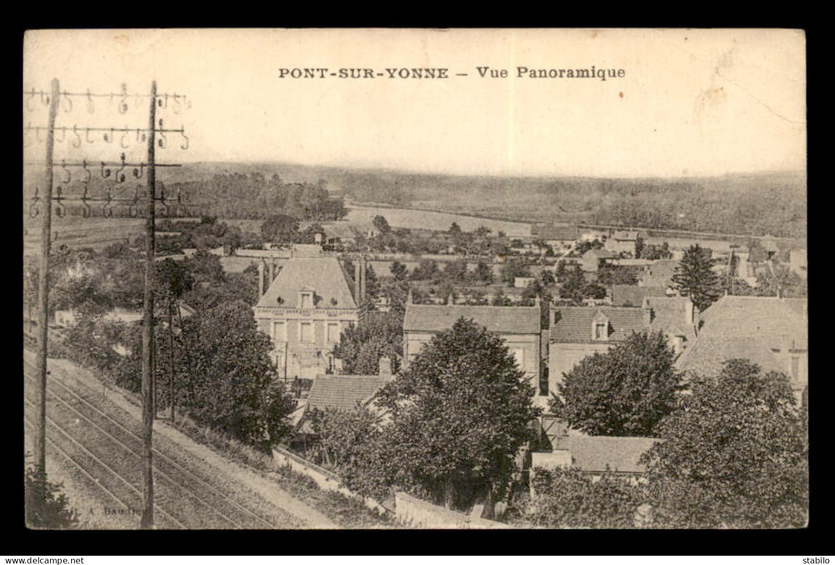 89 - PONT-SUR-YONNE - VUE PANORAMIQUE - Pont Sur Yonne