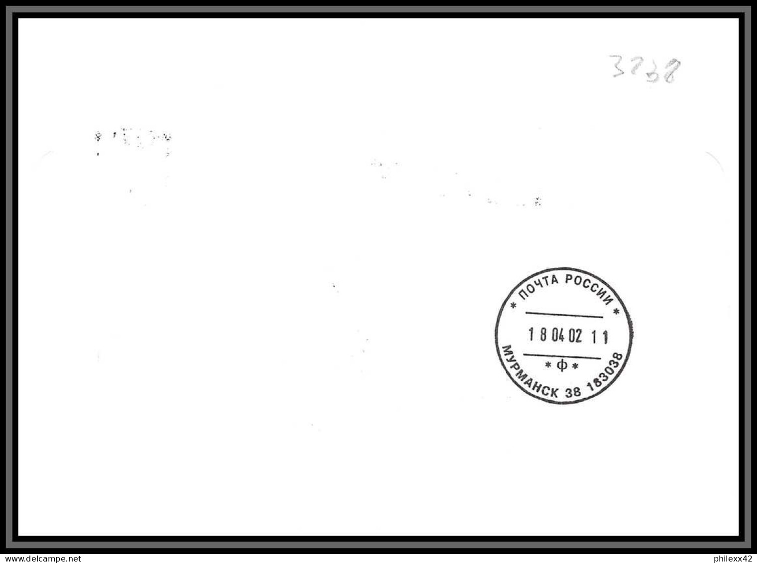 3238 Espace Space Raumfahrt Lettre Cover Briefe Cosmos Russie (Russia) 12/4/2002 Gagarine Gagarin Recommandé Registered - Russia & USSR