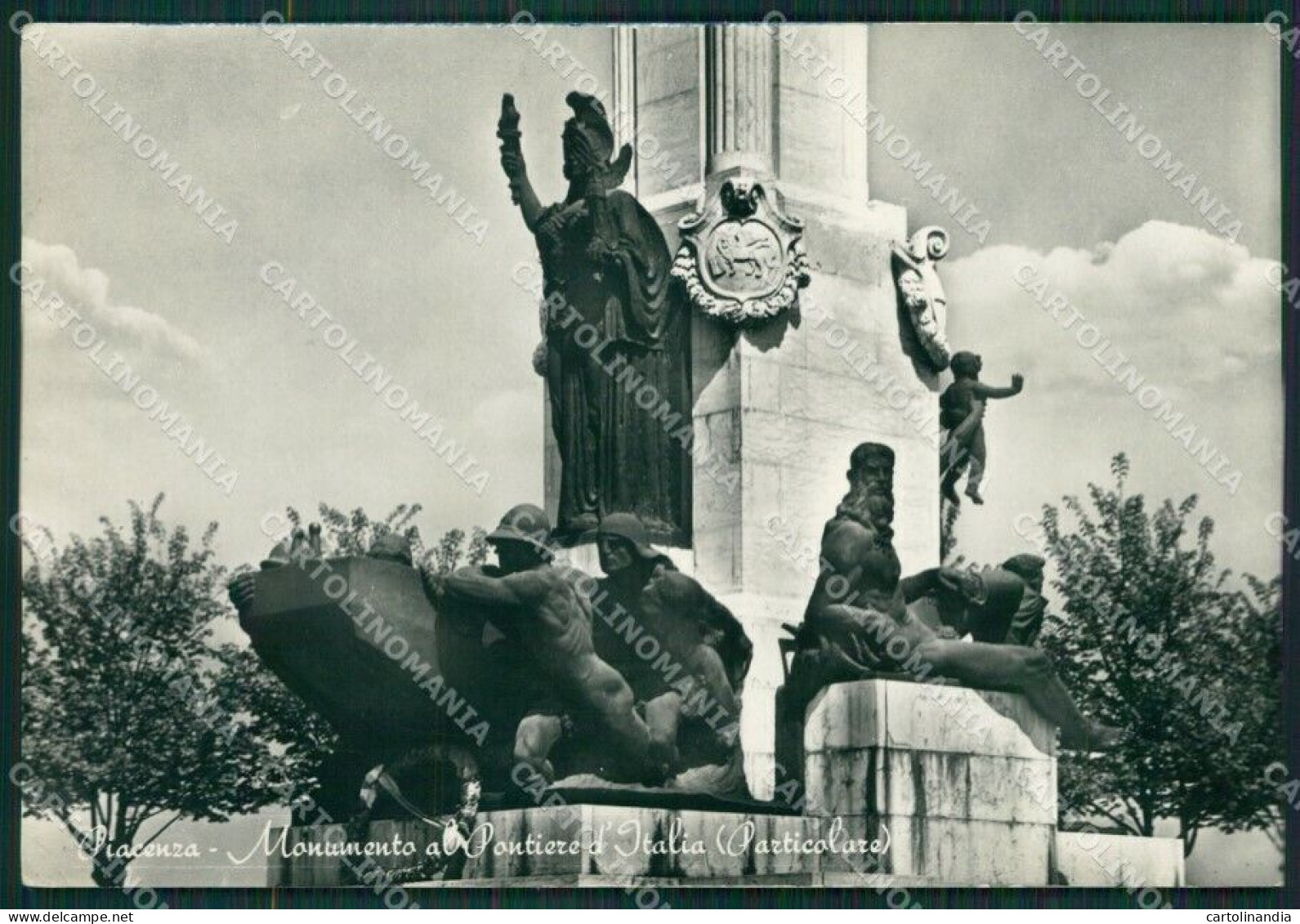 Piacenza Città Monumento Al Pontiere Foto FG Cartolina KV6968 - Piacenza