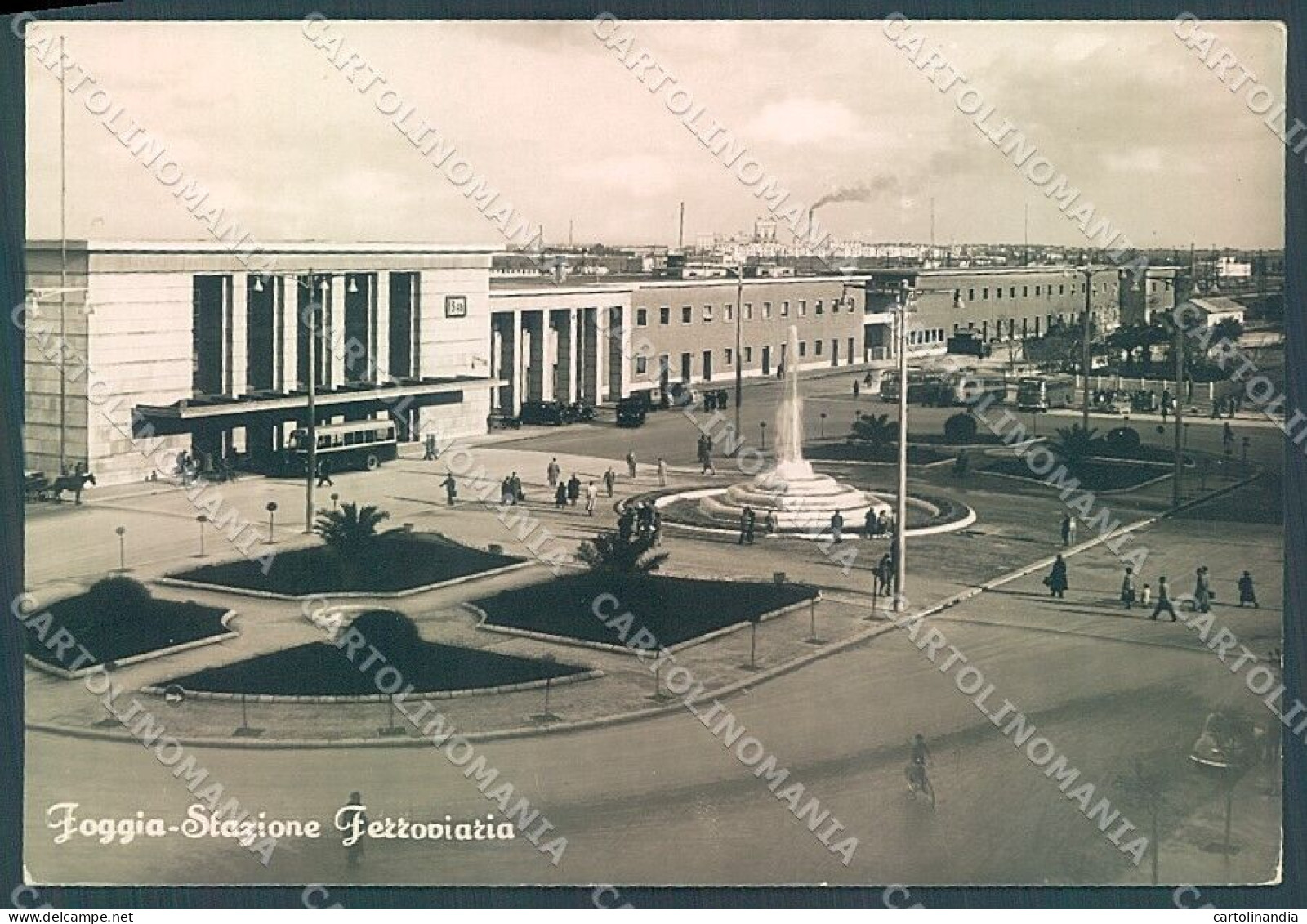 Foggia Città Stazione Ferroviaria Foto FG Cartolina JK5977 - Foggia