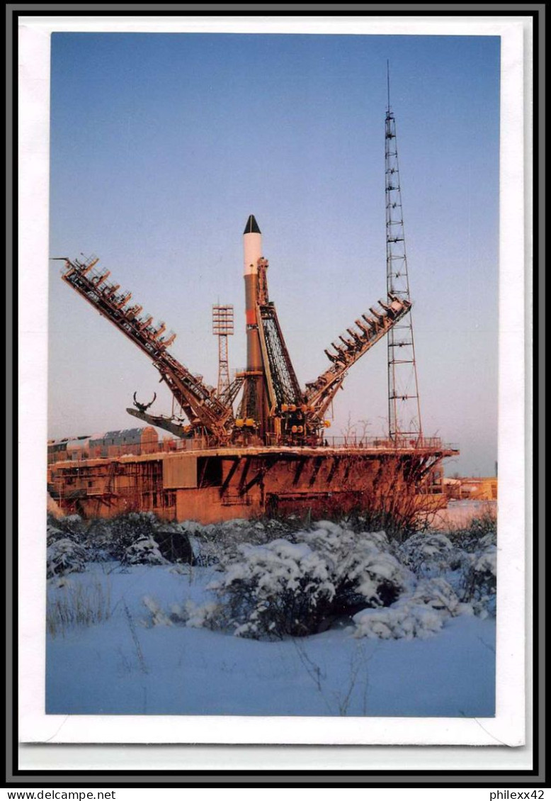 2594 Espace (space Raumfahrt) Lettre (cover) + Photo Kazakhstan (ka3akctah) 24/1/2001 Iss Progress M 1-5 Startplatz - Asien