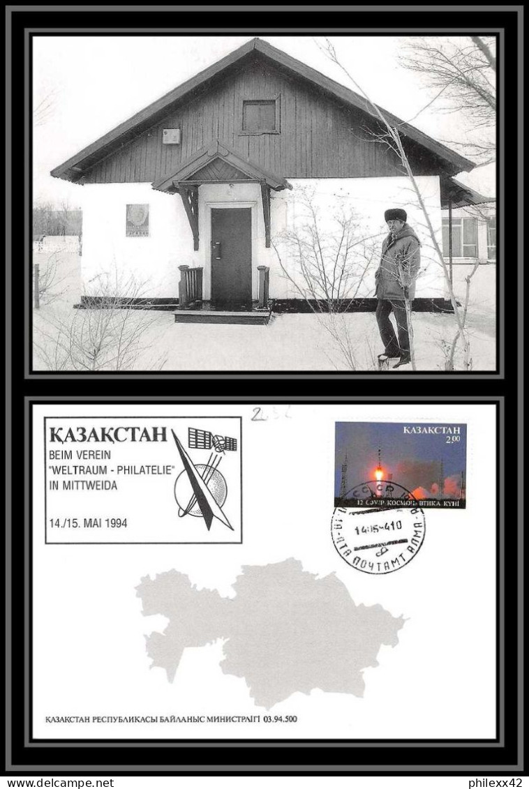 2432 Espace (space Raumfahrt) Carte Postale (postcard) Kazakhstan (ka3akctah)14/15/5/1994 - Rusia & URSS