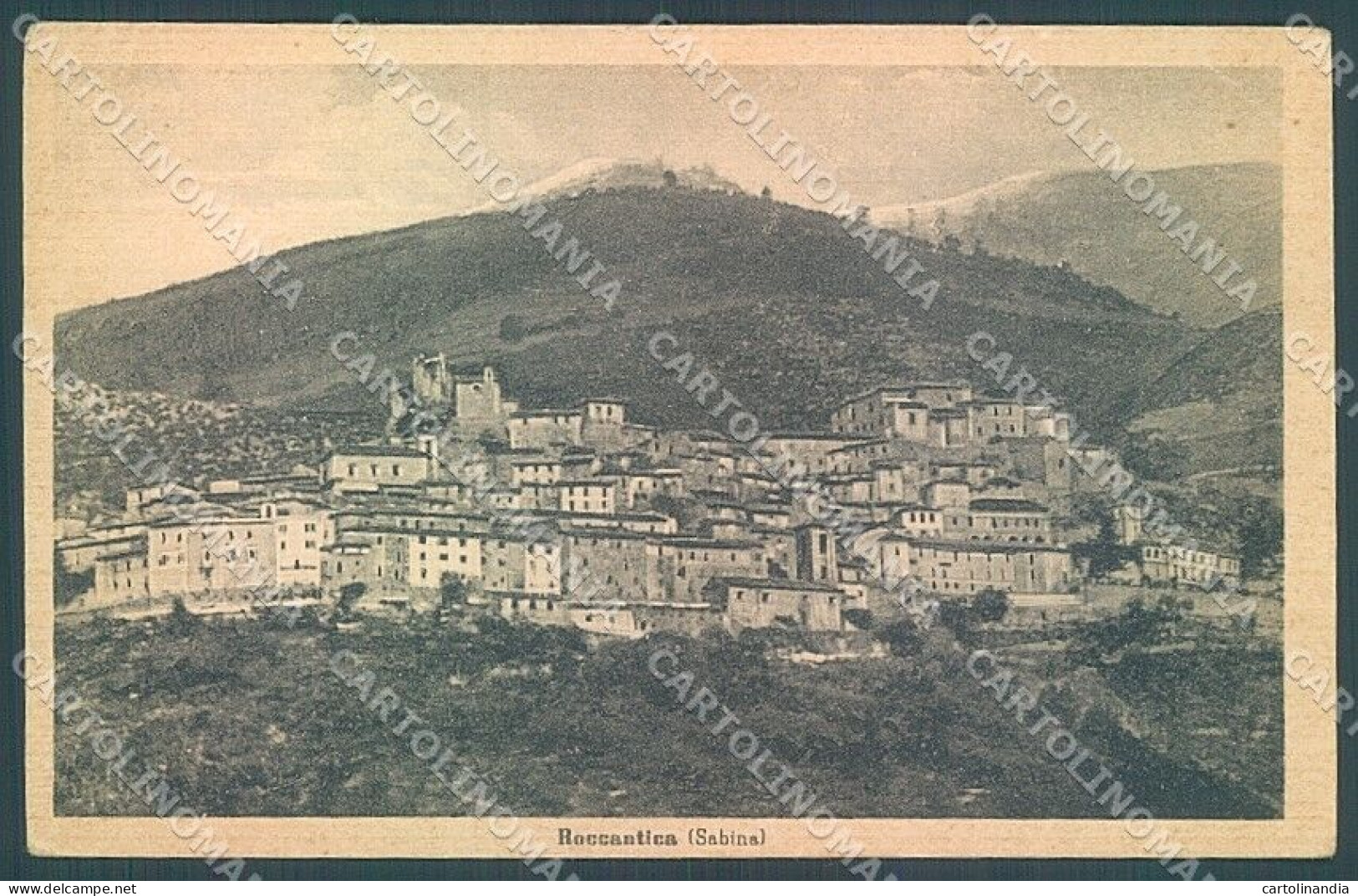 Rieti Roccantica Sabina Alterocca 87680 Cartolina JK6187 - Rieti