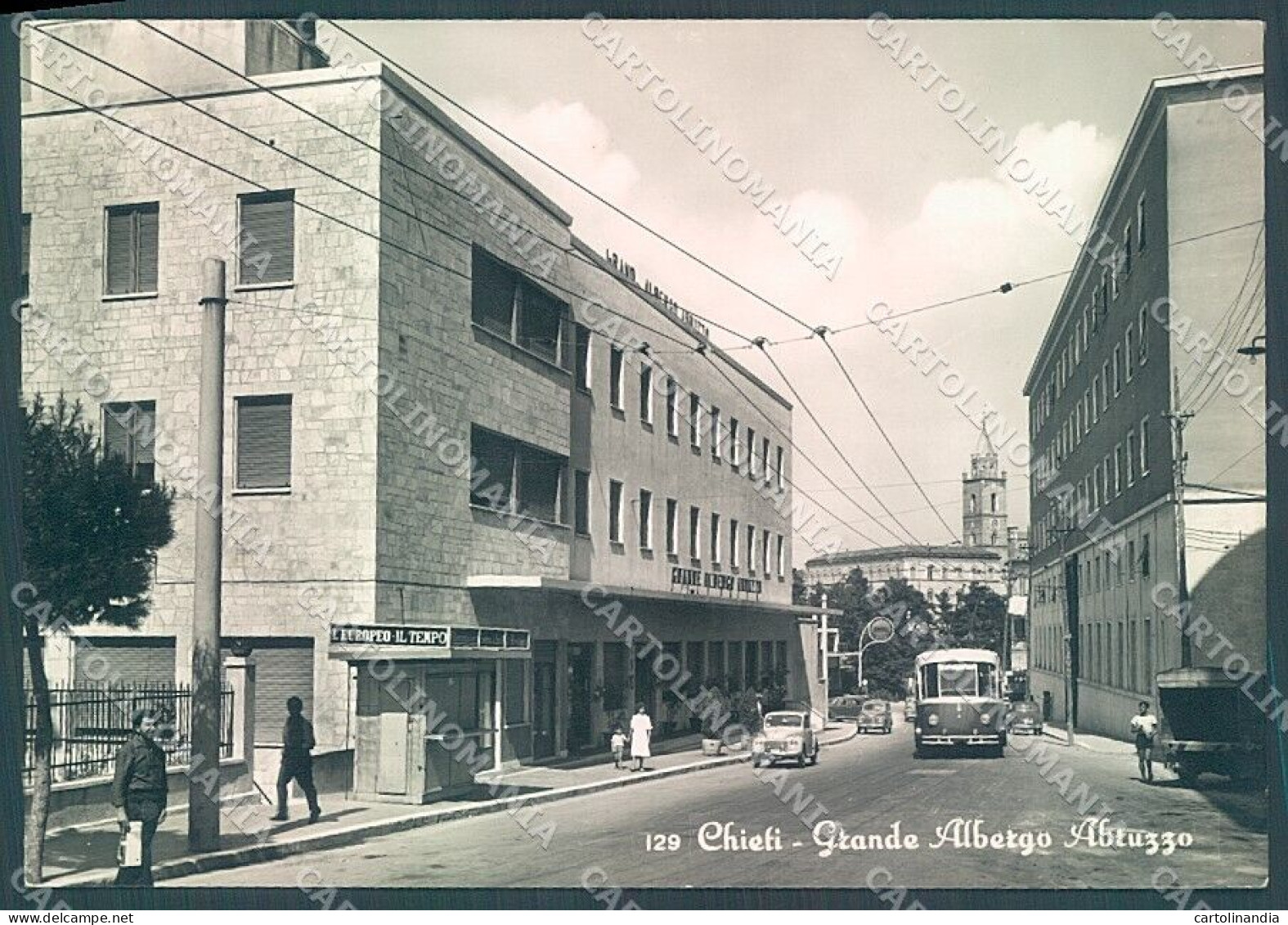 Chieti Città Grande Albergo Abruzzo Foto FG Cartolina JK6161 - Chieti