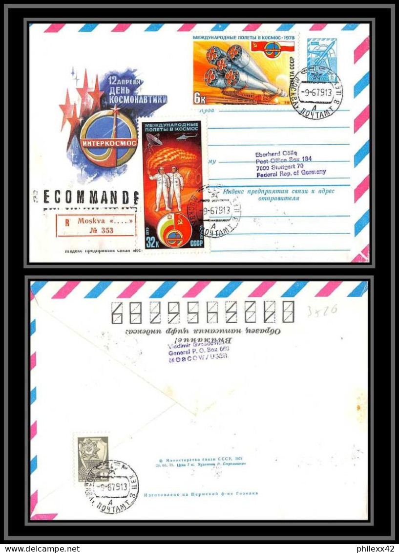 3526 Espace (space) Entier Postal Stationery Russie Russia Urss USSR Soyuz (soyouz Sojus) 34 Salut 6 6/6/1979 - Rusland En USSR