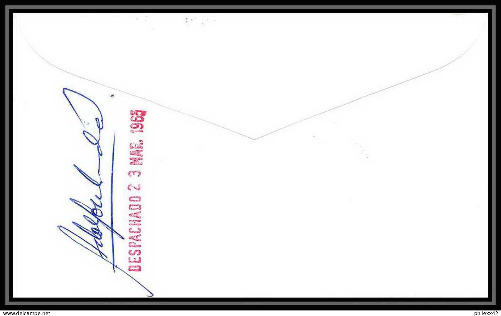 4684/ Estacion De Rastreo De Satellites N°5 Equateur Ecuador Espace (space) Lettre (cover) 1965 Signé Signed Autograph - Amérique Du Sud