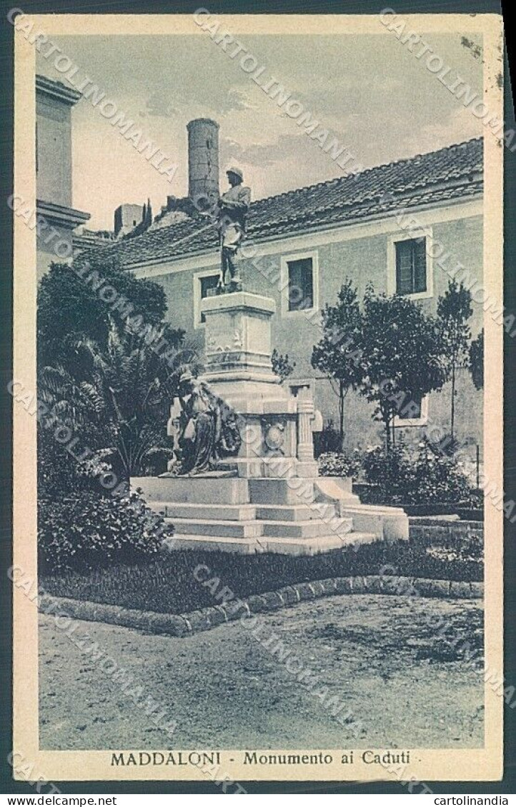 Caserta Maddaloni Monumento Caduti Cartolina JK5779 - Caserta