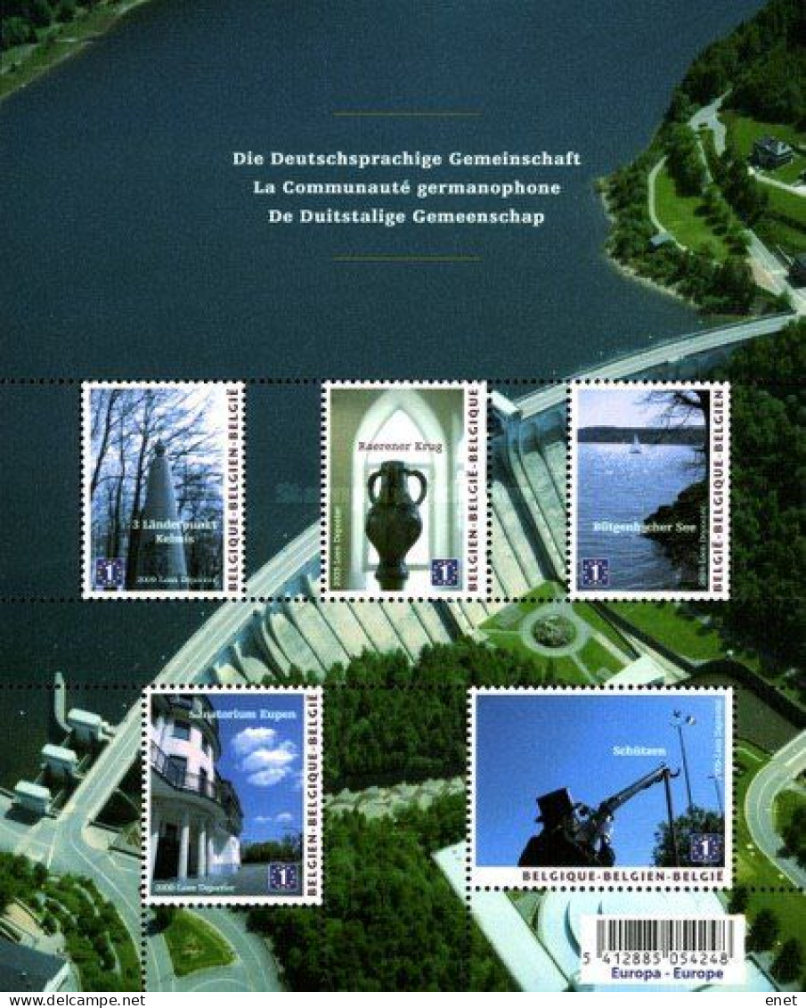 Belgie 2009 -  OBP 3874/78 - BL165 - Duitstalige Gemeenschap - Ostbelgien - Neufs