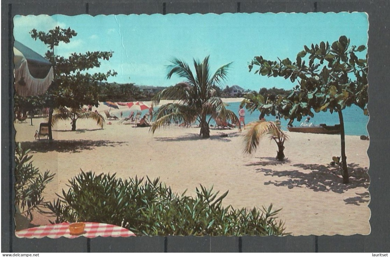 JAMAICAHalf Moon Beach, Used, O 1969, To Finland, Stamp Missing - Jamaica