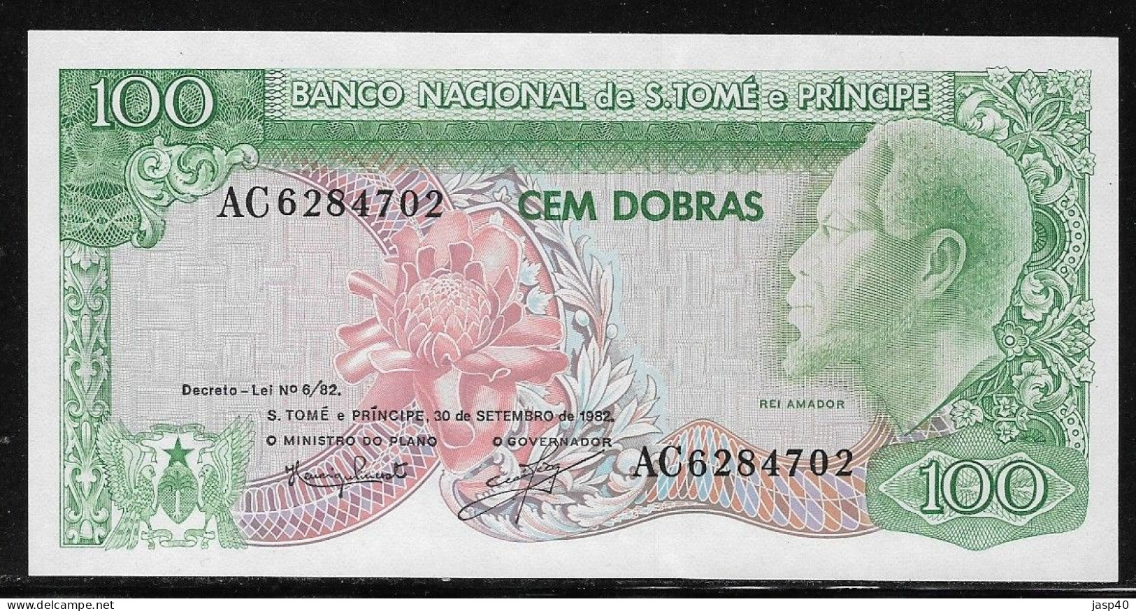 S. TOME E PRINCIPE - 100 DOBRAS DE 1982 - Sao Tome And Principe