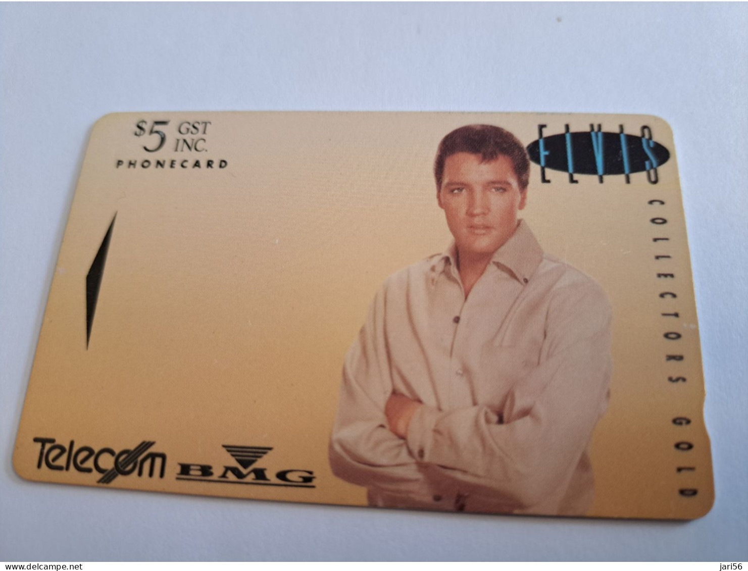 NEW ZEALAND  MAGNETIC $ 5,-ELVIS PRESLEY /COLLECTORS GOLD /  ADCB /1993 COLLECTORS EDITION / MINT     **16563** - Nuova Zelanda