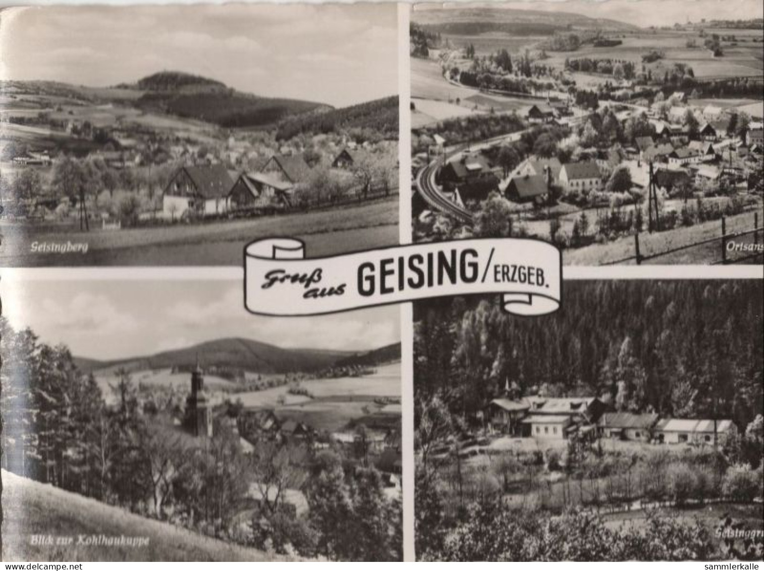 124516 - Geising (OT Von Altenberg) - 4 Bilder - Geising