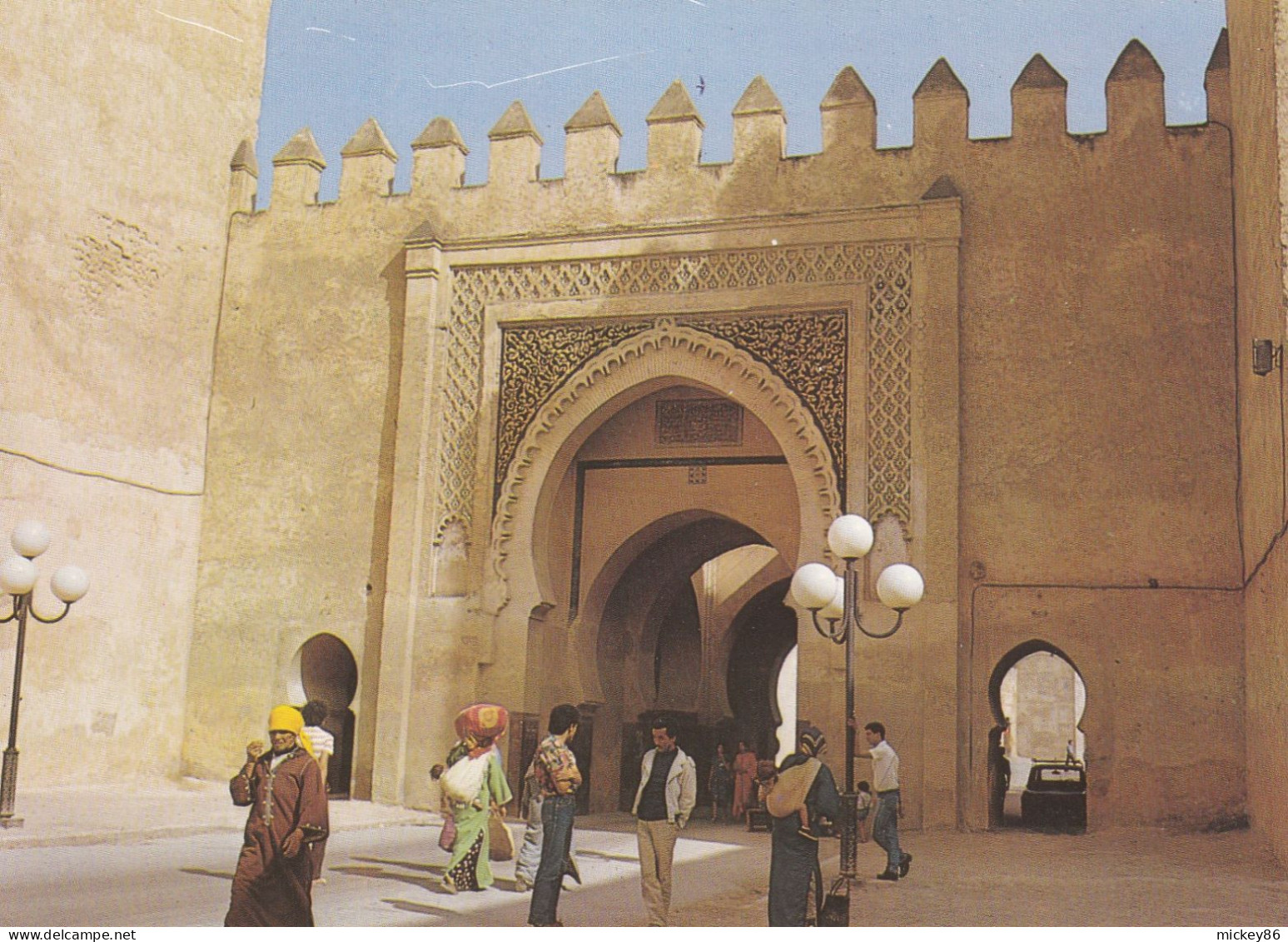 Maroc--FES --1984 --Bab El Makina (très Animée ) - Fez