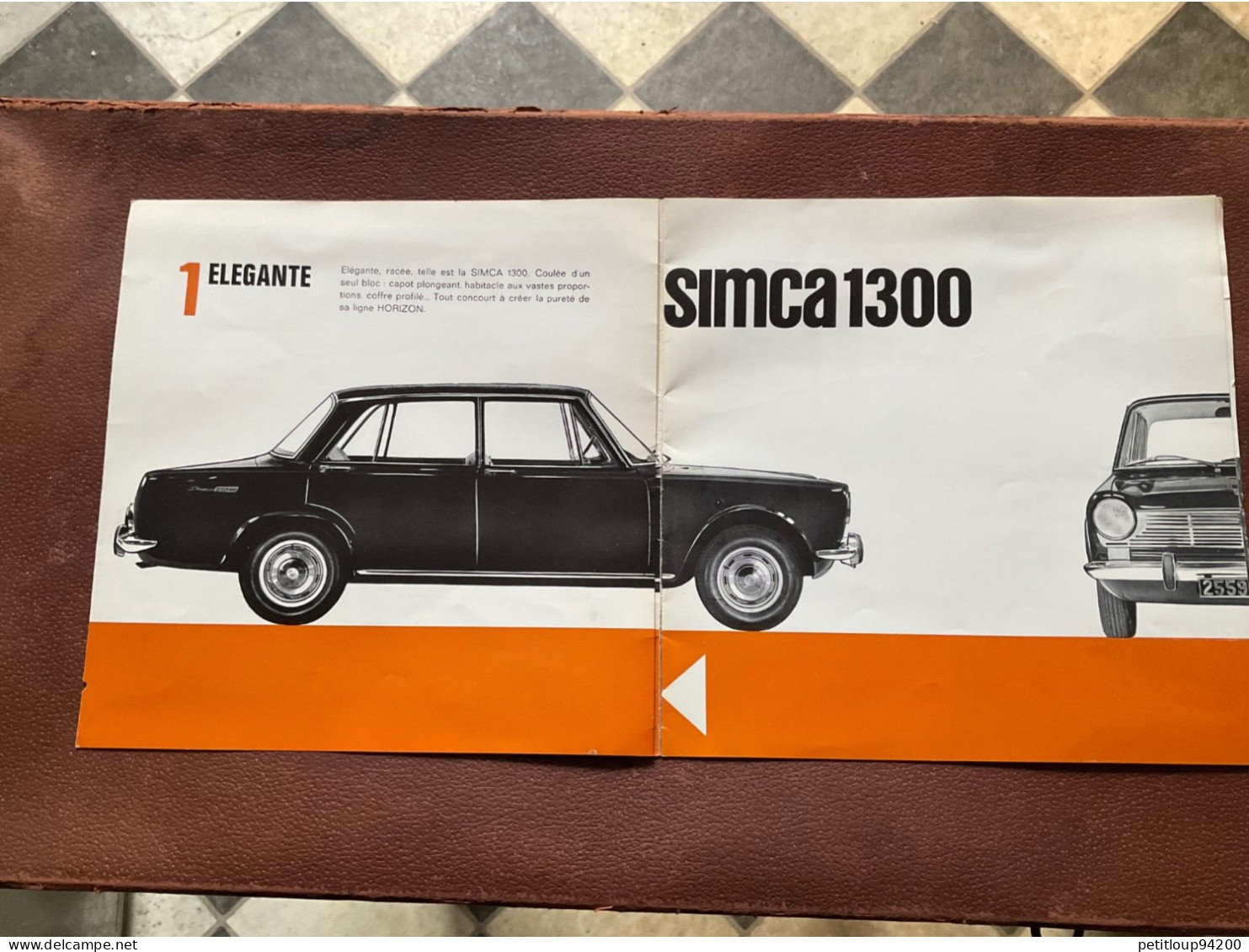 (17) DOCUMENT Commercial SIMCA  Simca 1300 - Automobile