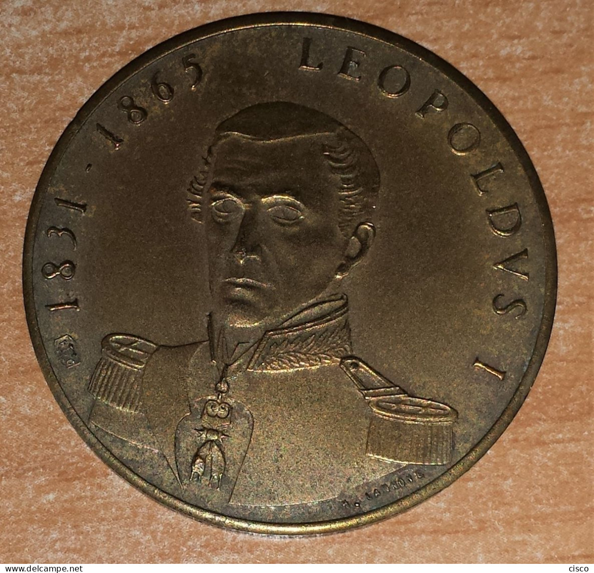 BELGIQUE Médaille Jeton Ordre De La Toison D'or Leopold Ier - Monarchia / Nobiltà