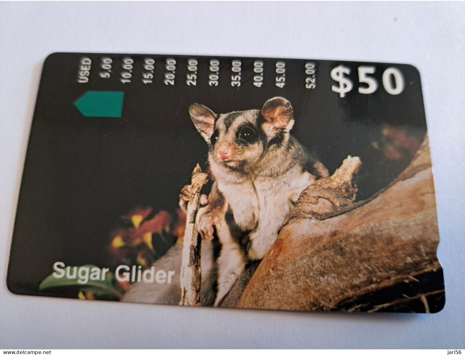 AUSTRALIA / MAGNETIC/ $50,-/ SUGAR GLIDER NATIONAL PARK /SPECIMEN CARD LIMITED EDITION /   MINT  ** 16568** - Australie