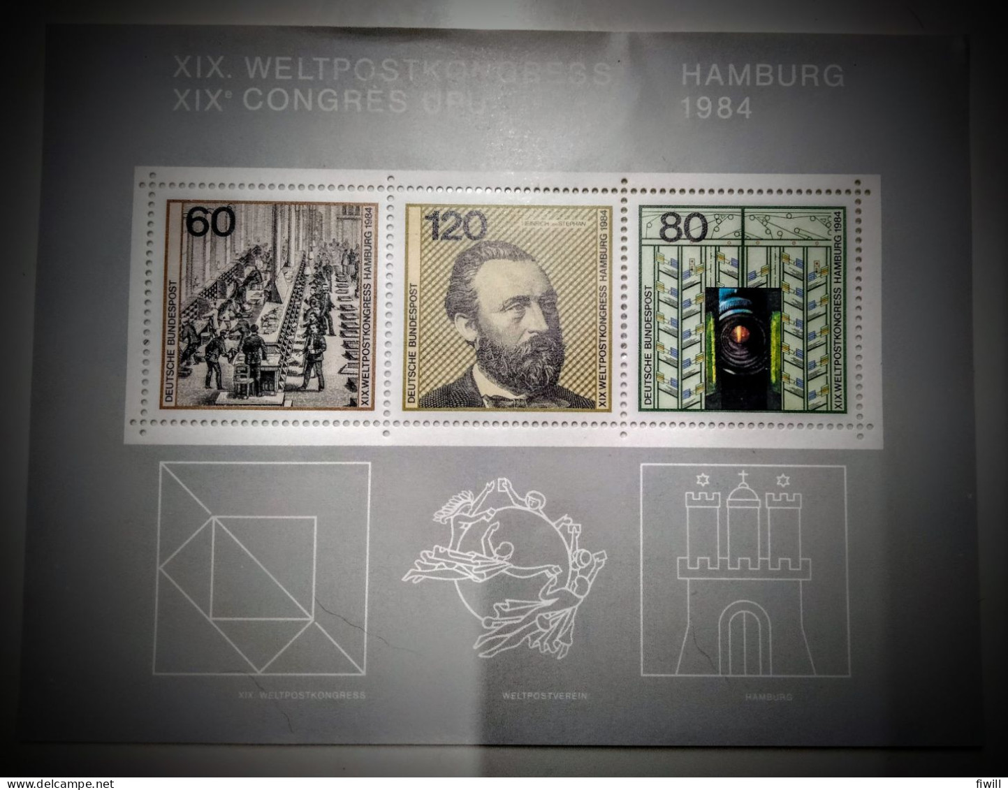 TIMBRE ALLEMAGNE   1984 - Collections