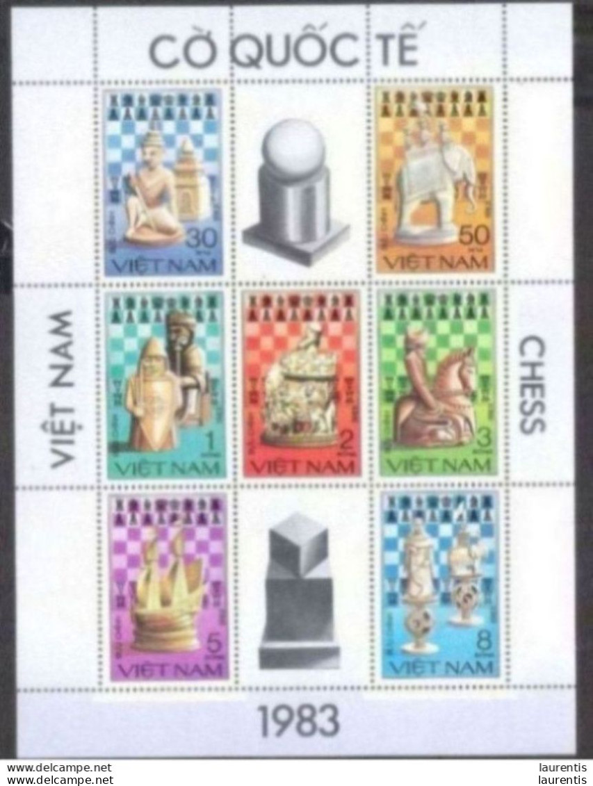 2583  Chess - Echecs - Vietnam Yv 428-34 MNH - 2,50 . (10) - Chess