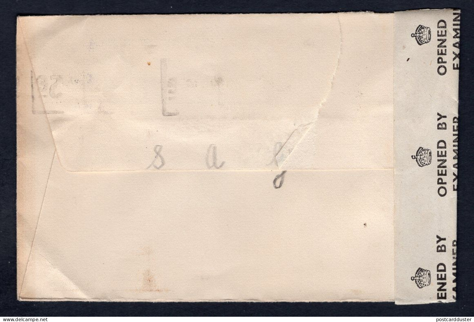 IRELAND 1944 Censored Cover To USA; Gloria Jean Actress, Hollywood. Postage Due Mark (p3652) - Brieven En Documenten