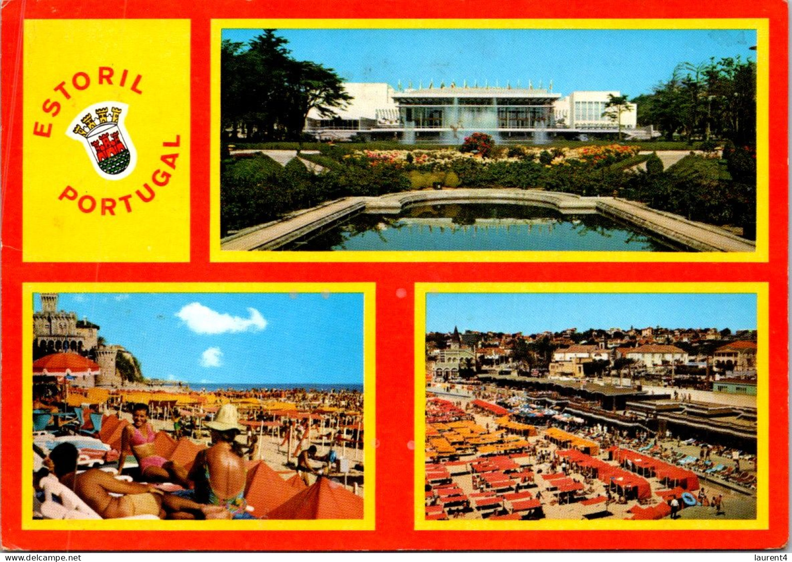 15-4-2024 (2 Z 6) Portugal (posted To Australia) City Of Estoril (as Seen On Scan) - Lisboa