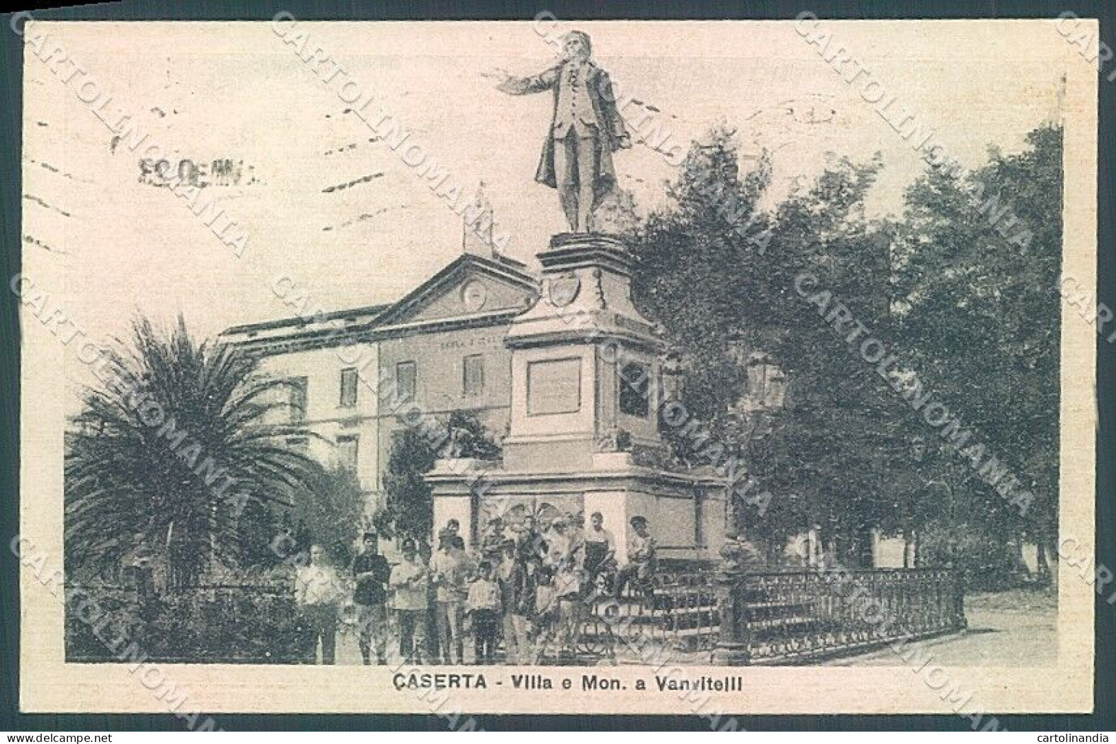 Caserta Città Villa Monumento Vanvitelli Cartolina JK5775 - Caserta