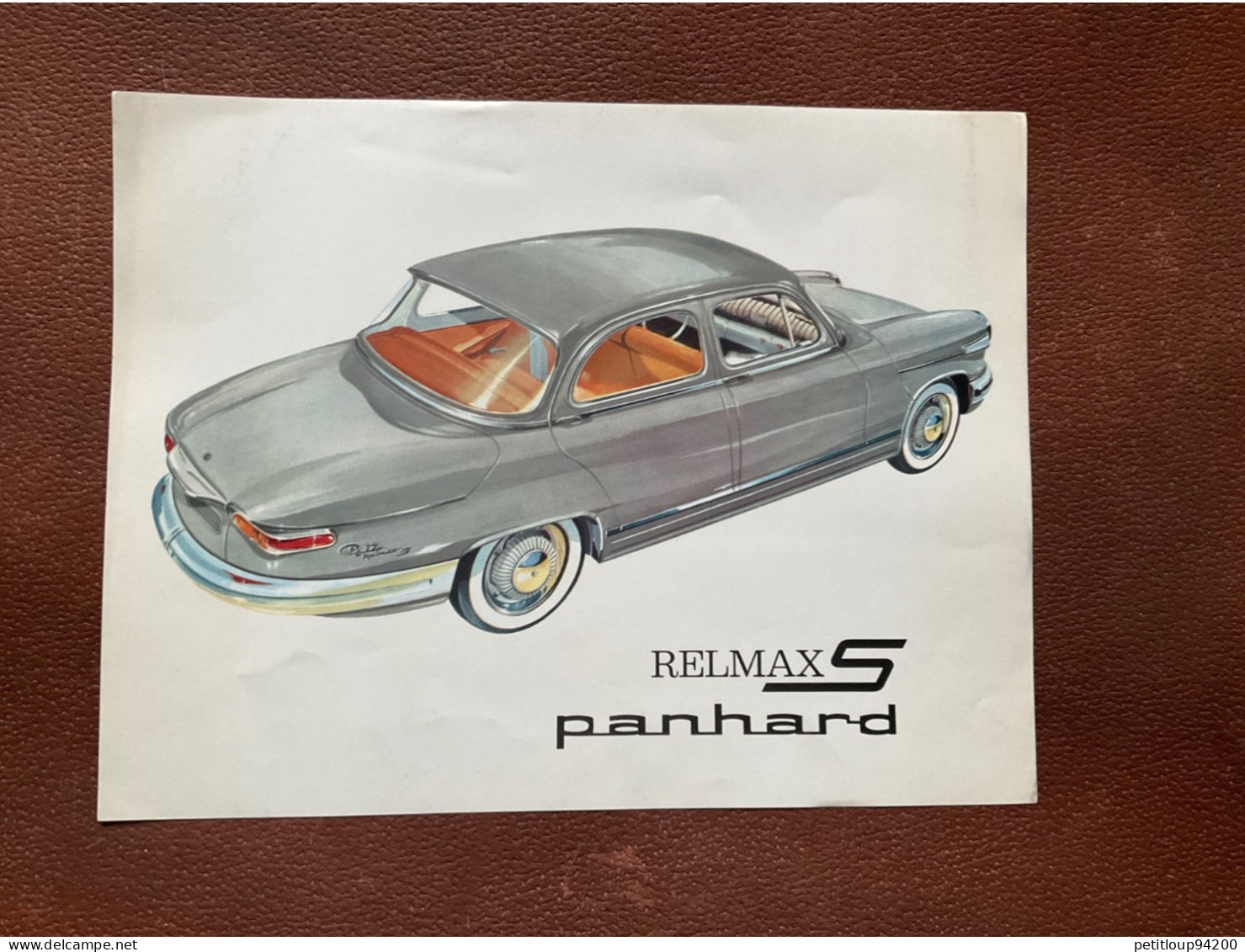 (21) DOCUMENT Commercial  PANHARD Relmax S - Cars