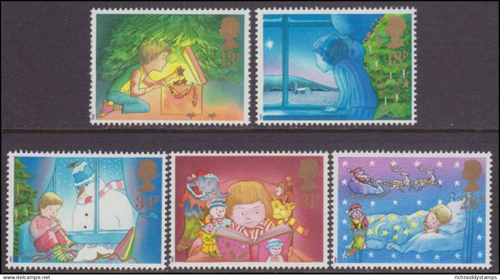 1987 Christmas Unmounted Mint. - Unused Stamps