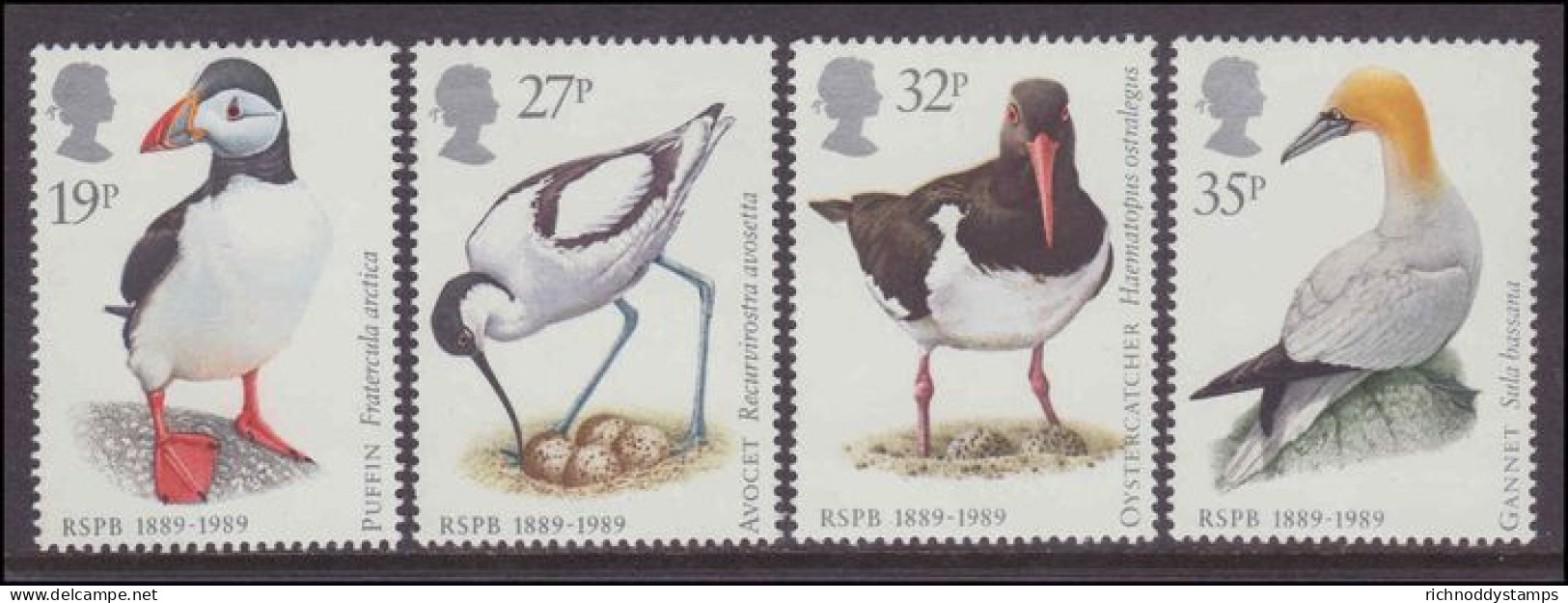 1989 RSPB Birds Unmounted Mint. - Neufs
