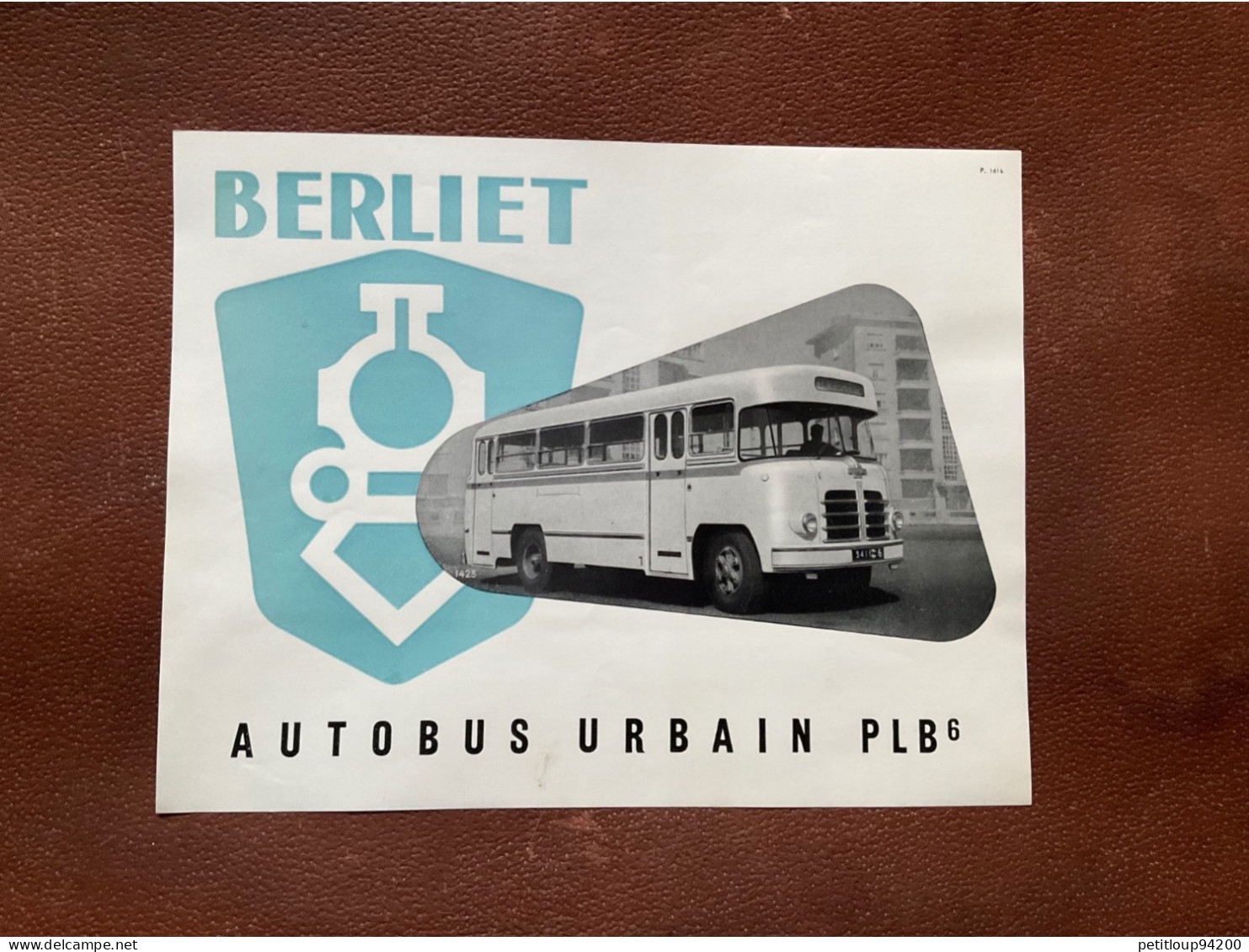 (22) DOCUMENT Commercial  BERLIET Autobus et Autocars