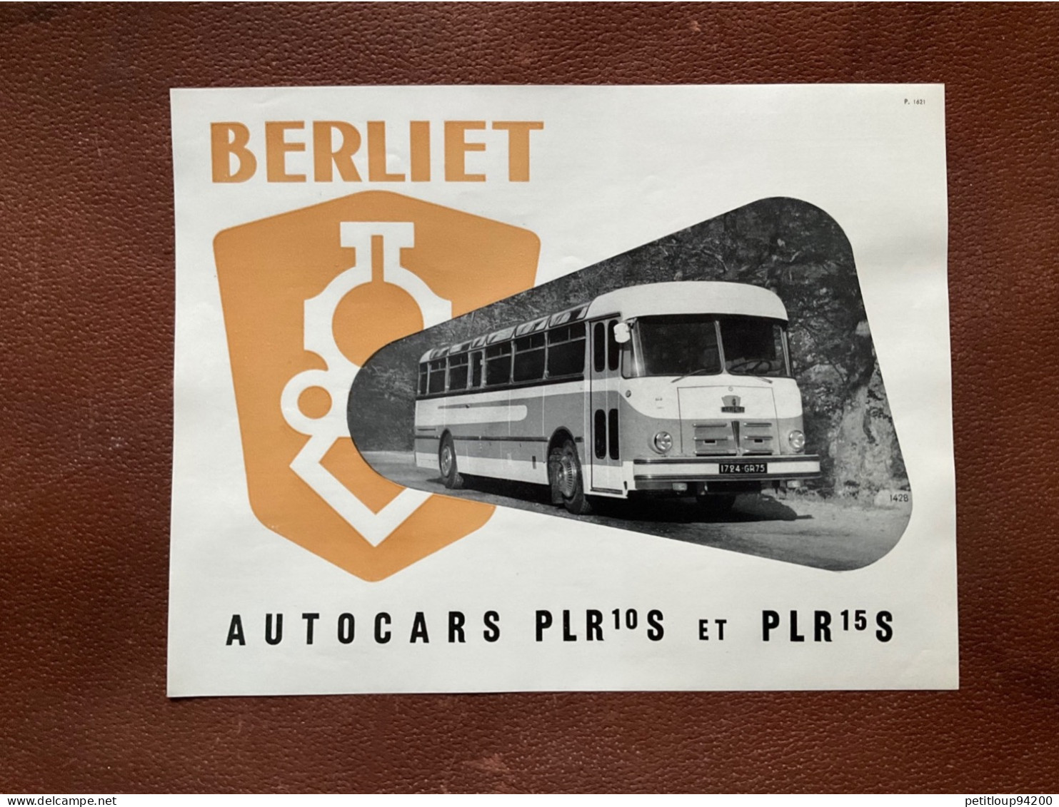 (22) DOCUMENT Commercial  BERLIET Autobus et Autocars