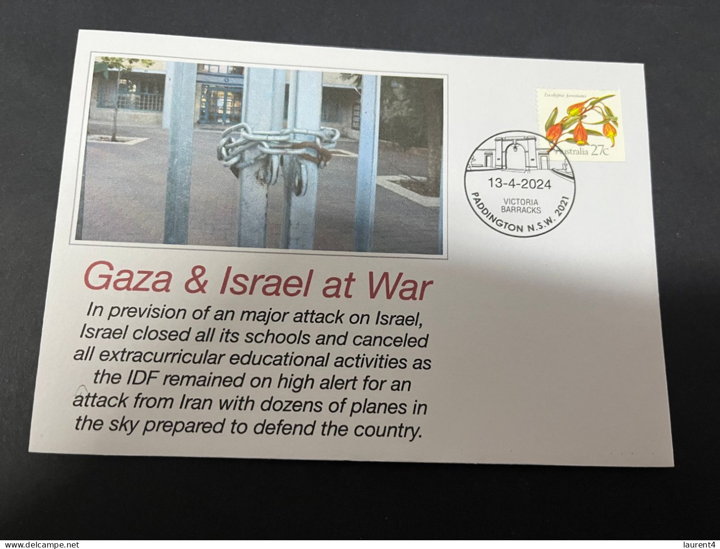 15-4-2024 (2 Z 2) GAZA - In Prevision Of Attack By Iran All Schools In Israel Are Closed (many War Planes In The Sky) - Militaria