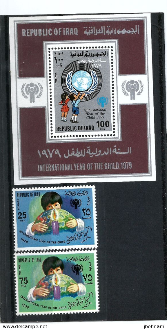 Stamps IRAQ (1979) International Year Of Child  MNH SG 1391-1392 + MS1393 CV£52+ - Irak