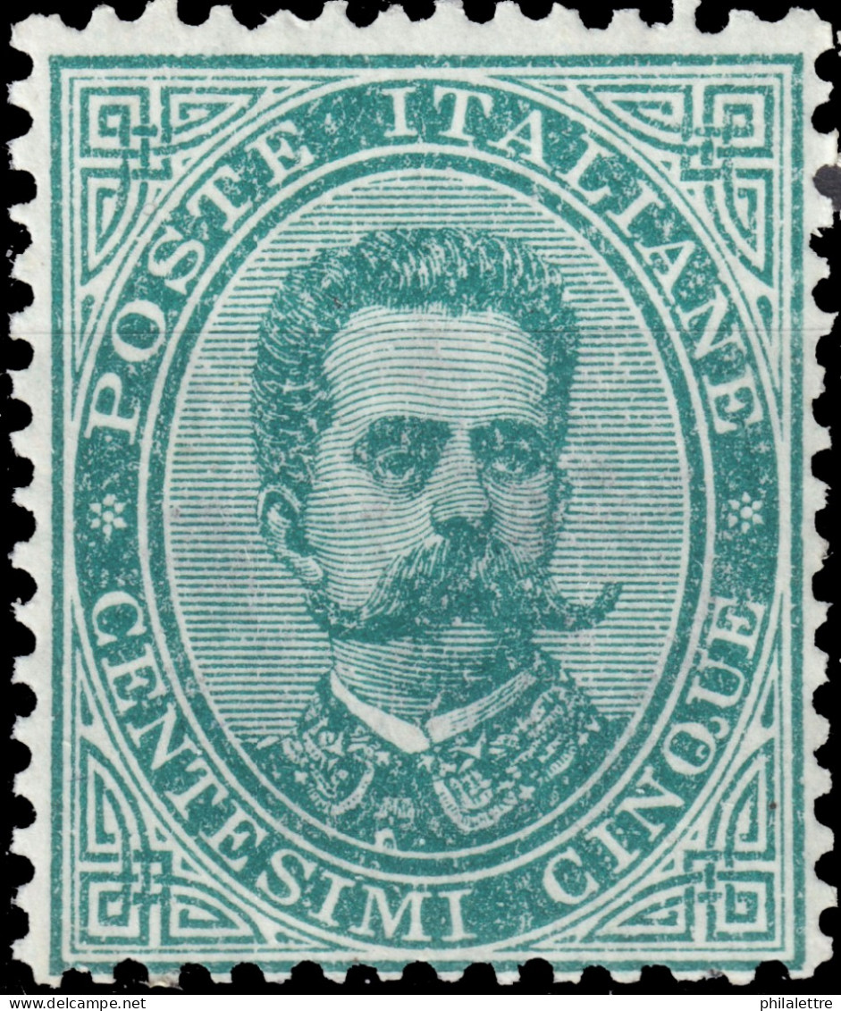 ITALIE / ITALY - 1879-82 Yv.33/Mi.37A 5c Green - Neuf ** / Mint Never Hinged** - Neufs