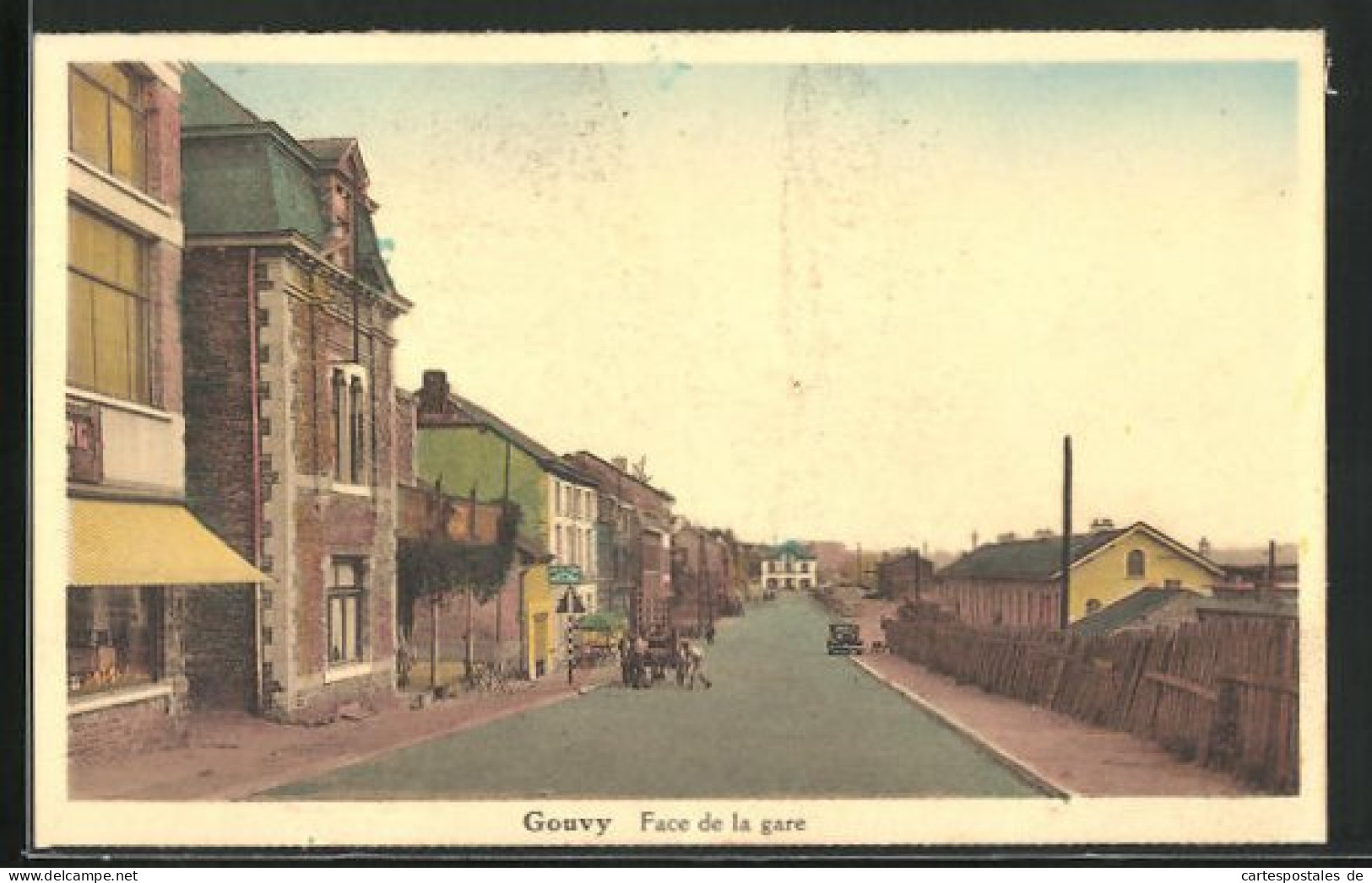 AK Gouvy, Face De La Gare  - Gouvy