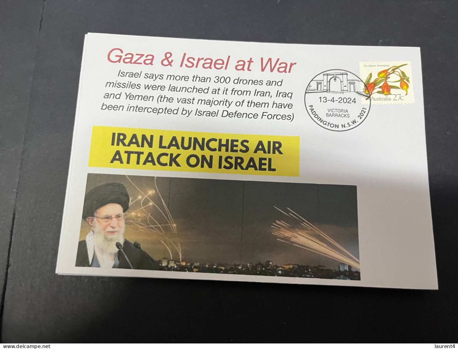 15-4-2024 (2 Z 2) GAZA - Iran Launch Air Attacks On Israel With Multiple Drones & Missiles - 13 April 2024 - Militaria