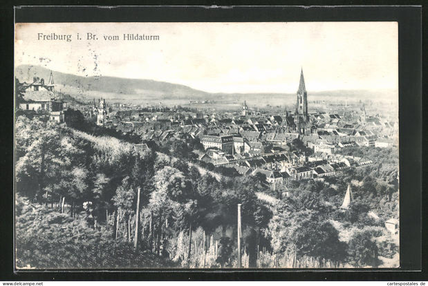 AK Freiburg I. Br., Panorama Vom Hildaturm  - Freiburg I. Br.