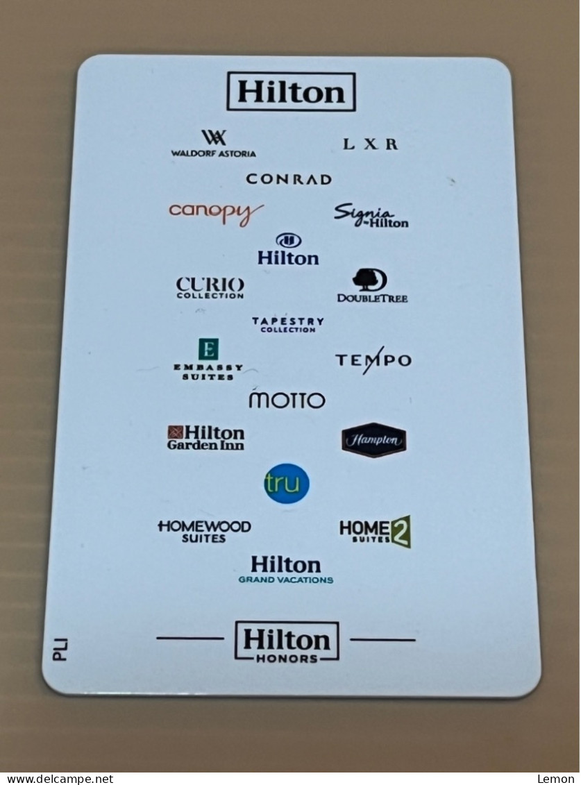 HILTON STUCKY MOLINO Hotel Venice Room Key Card Keycard, 1 Used Card - Autres & Non Classés